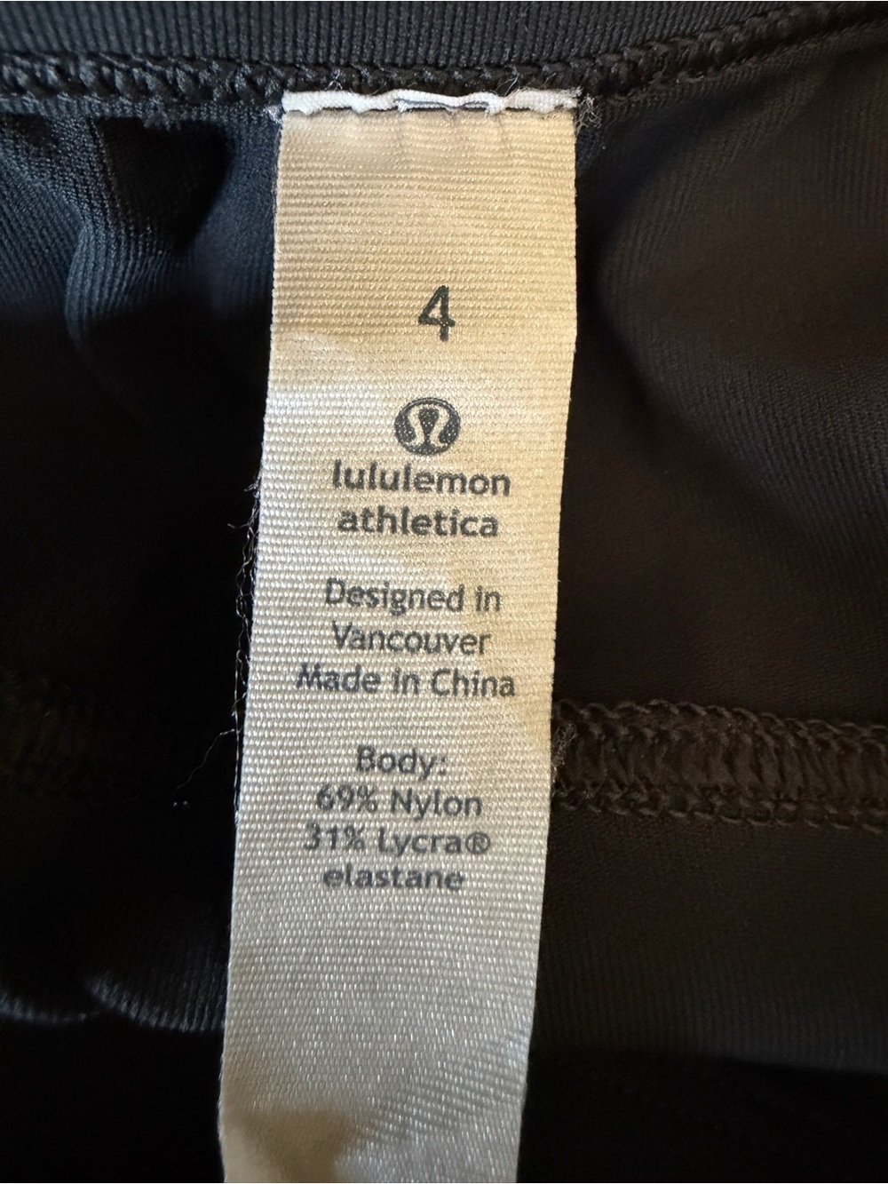 Lululemon Dropt Mid Rise Drawstring Pant Deep Coal Size 4 - Picture 5 of 15